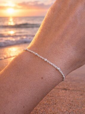 2.2mm Satellite Chain Custom Bracelet (S925)